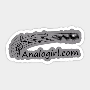 Analogirl Logo 2 Sticker